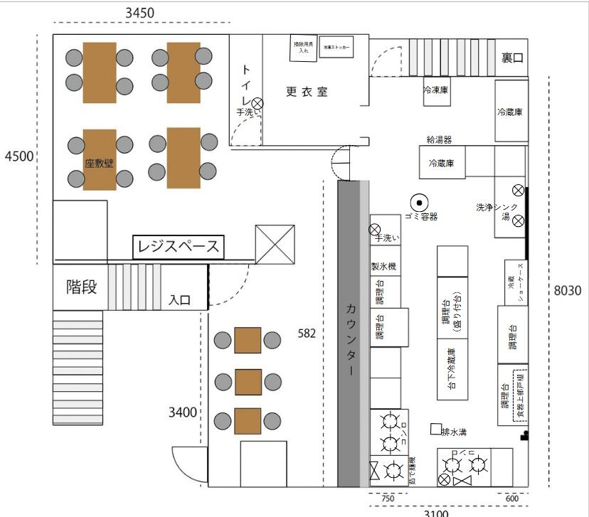 大阪市中央区｜第１ＫＳビル地下１階路面店舗の写真