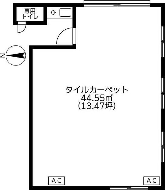 新宿区｜百人町１丁目ビル 3B の写真