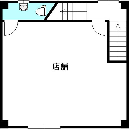 大阪市生野区｜コリアンタウン１棟ビル ２階の写真