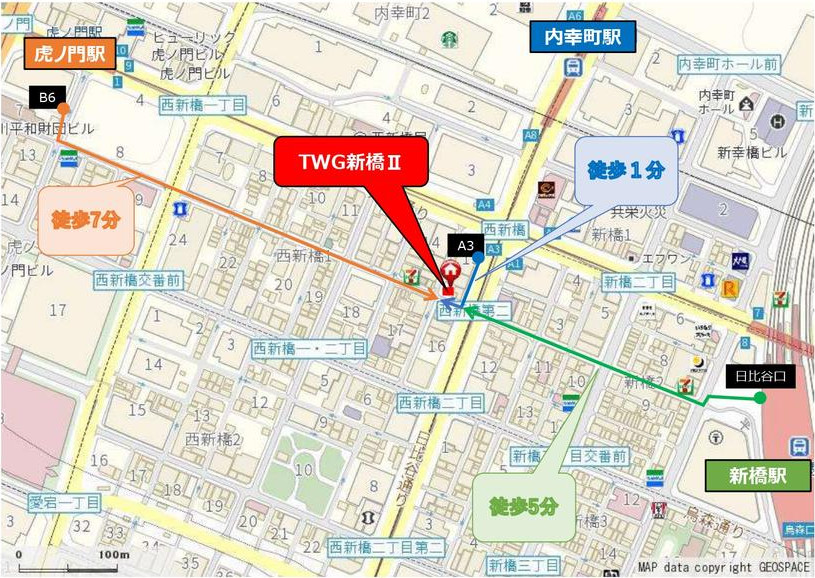 港区｜ＴＷＧ新橋Ⅱの写真
